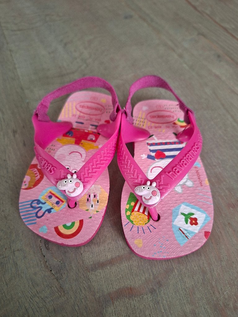 Peppa pig slippers maat 21, Gebruikt, Meisje, Overige typen, Ophalen of Verzenden