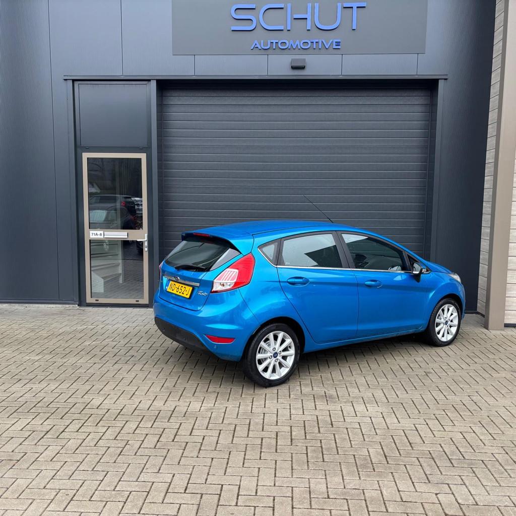 Ford Fiesta 100pk Titanium CRUISE CONTROL | NAVI | CLIMA | 5, Blauw, 23 km/l, Bedrijf, Handgeschakeld