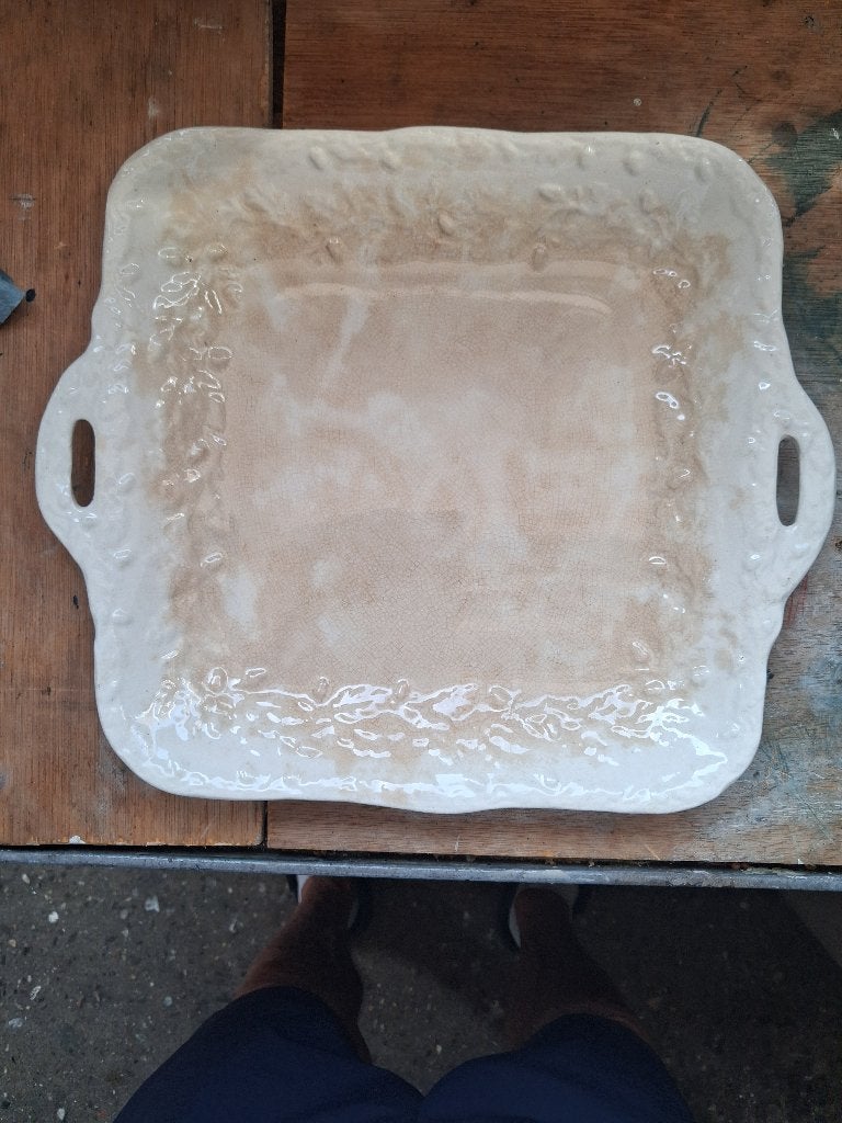 Mason's Beige Schaal 27x23cm, Ophalen
