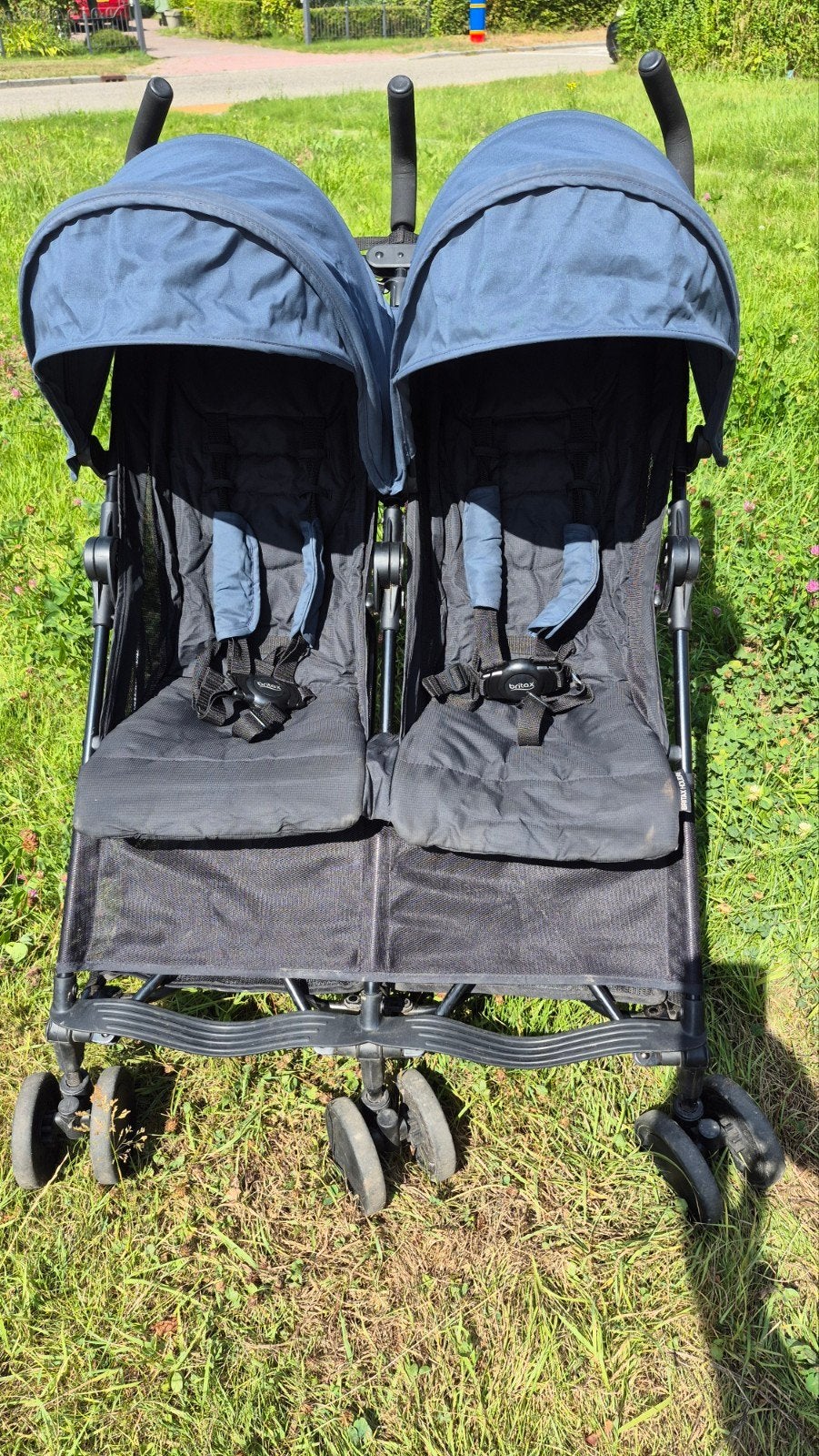 Britax Romer Holiday duo buggy - Compact en lichtgewicht, Gebruikt, Duowagen, Ophalen of Verzenden, Kinderwagen