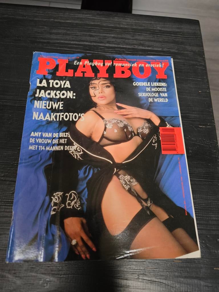 Playboy november 1991 - La Toya Jackson, Ophalen of Verzenden, Gelezen, Overige typen