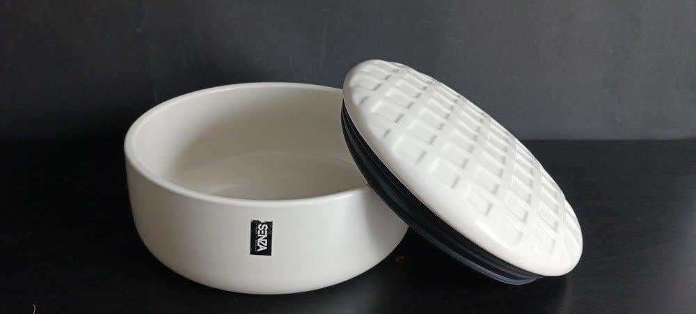 Senza porseleinen koektrommel, Overige typen, Ophalen of Verzenden, Zo goed als nieuw, Overige stijlen