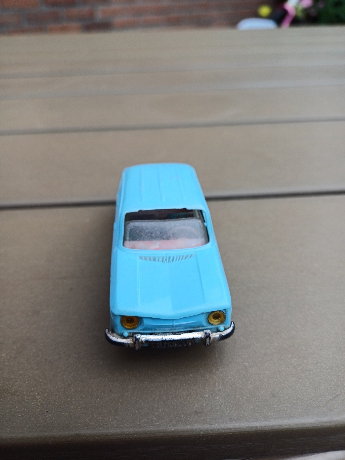 Norev Renault R8 schaalmodel - Lichtblauw, Ophalen of Verzenden, Gebruikt, Auto