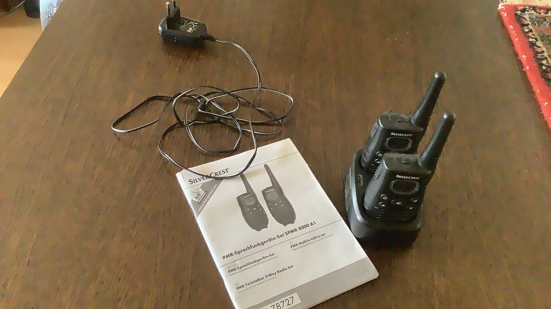 Walkie talkie set, Ophalen of Verzenden, Zo goed als nieuw