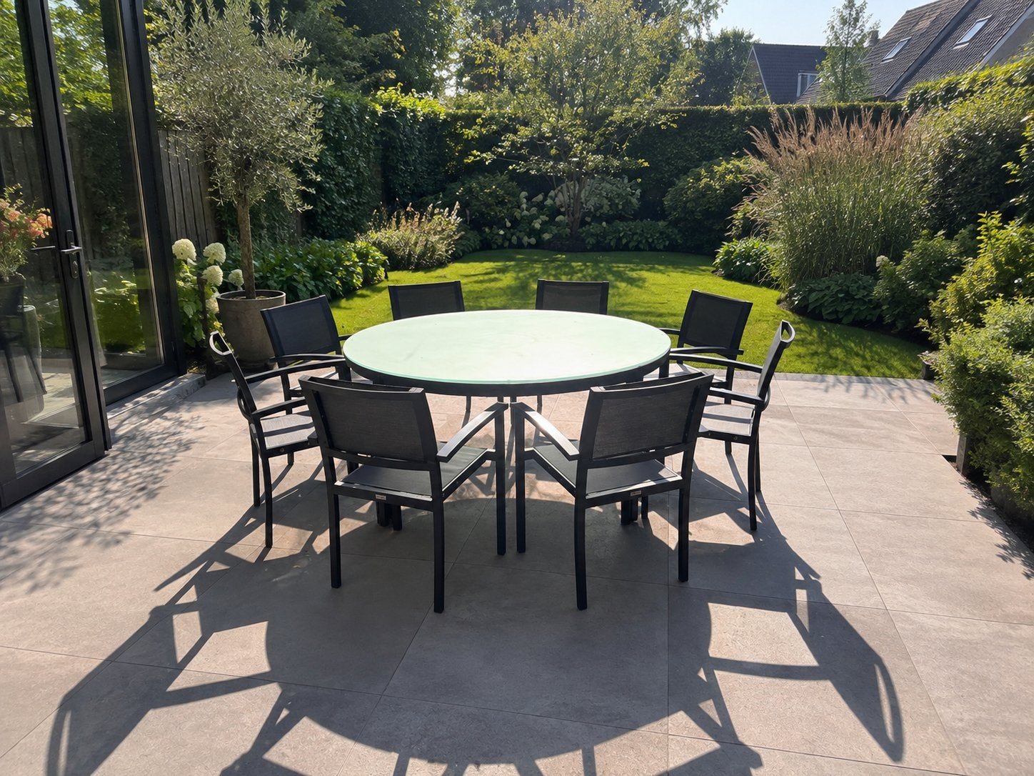 Tribu Versus Alu Tuinset Loungeset, Tuin en Terras, Ophalen, Zo goed als nieuw