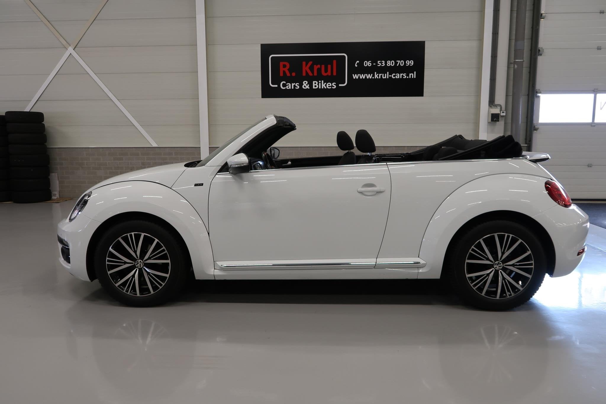 Volkswagen Beetle Cabriolet 1.2 TSI Allstar Airco-ecc Naviga, Auto's, Voorwielaandrijving, Stof, Gebruikt, 4 cilinders