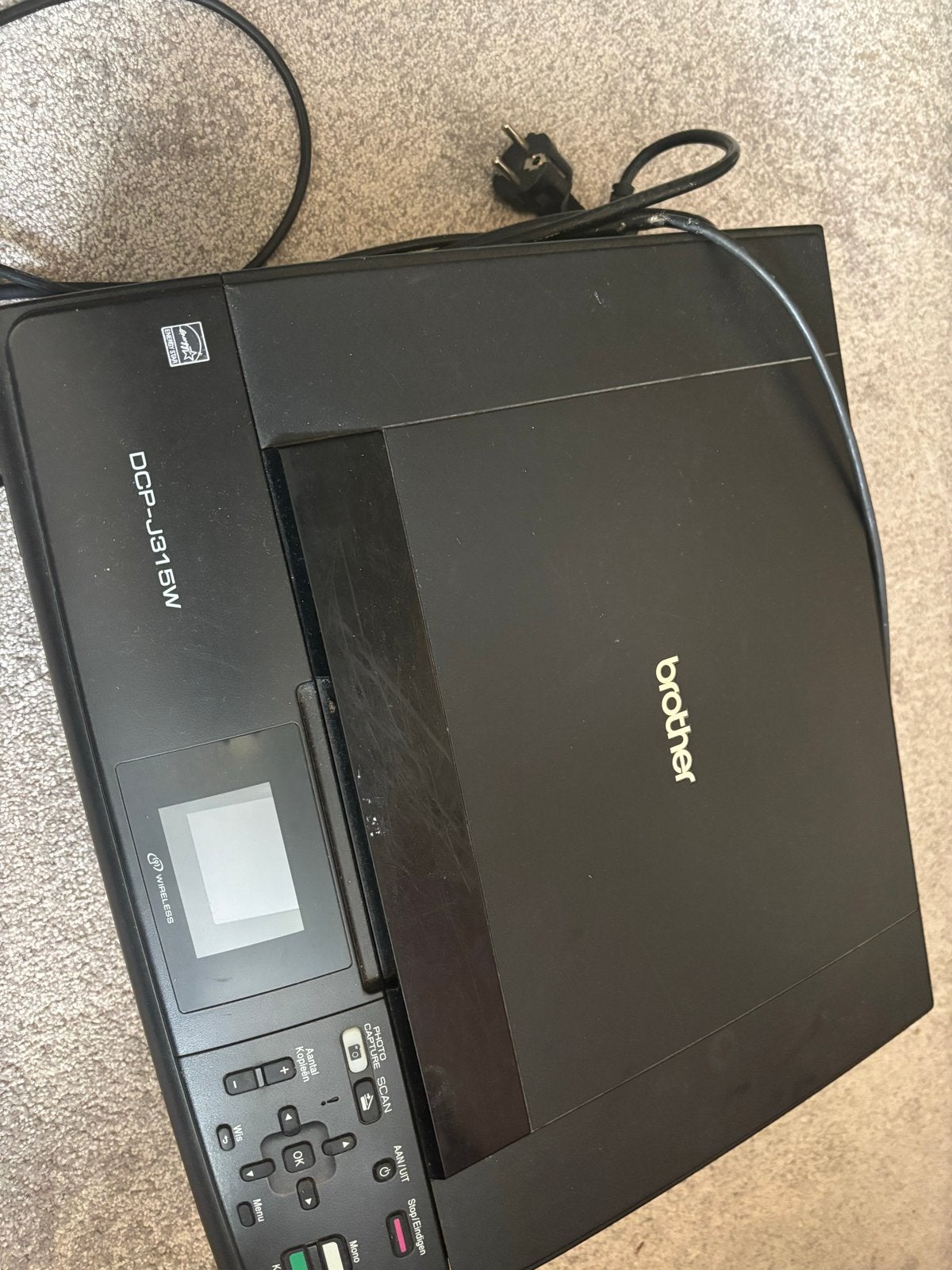 Brother DCP-J315W All-in-one printer (kabel hapert), Ophalen, Inkjetprinter, All-in-one, Kleur printen