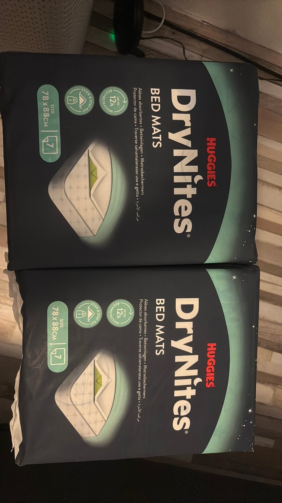 Huggies drynites, Ophalen