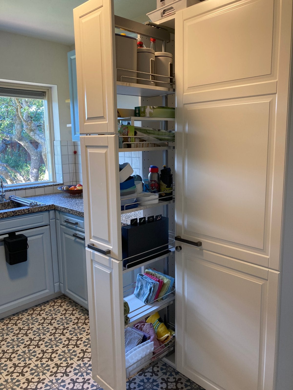 Apothekerskast keuken 30cm Kesseböhmer, Huis en Inrichting, Ophalen, Minder dan 50 cm, Gebruikt, Wit