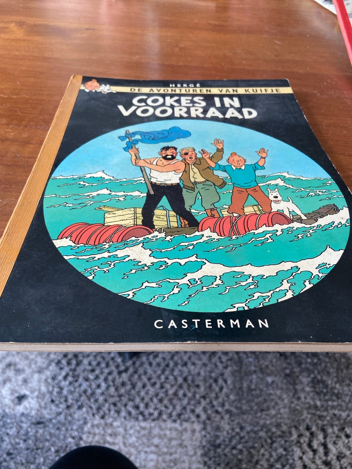 Kuifje: Cokes in voorraad - Casterman, Eén stripboek, Ophalen of Verzenden, Gelezen