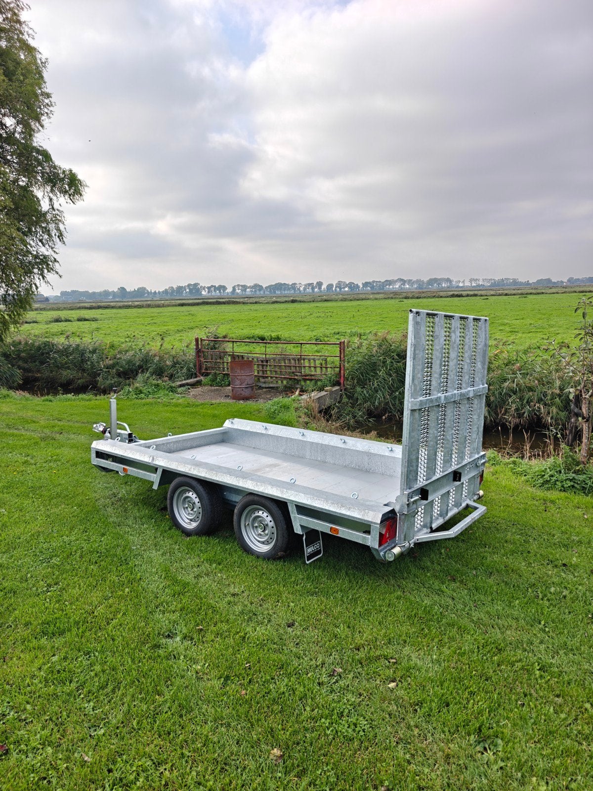 Hulco Terrax 2 3000KG machine transporter aanhanger, Ophalen of Verzenden, Zo goed als nieuw