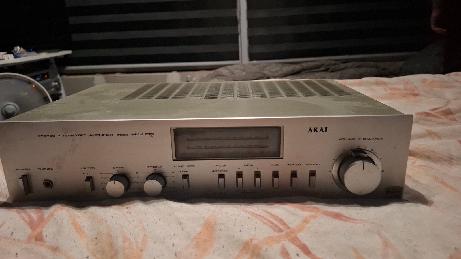 Akai AM-U33 Versterker - Vintage Stereo, Audio, Tv en Foto, Versterkers en Receivers, Overige merken, Gebruikt, Ophalen of Verzenden