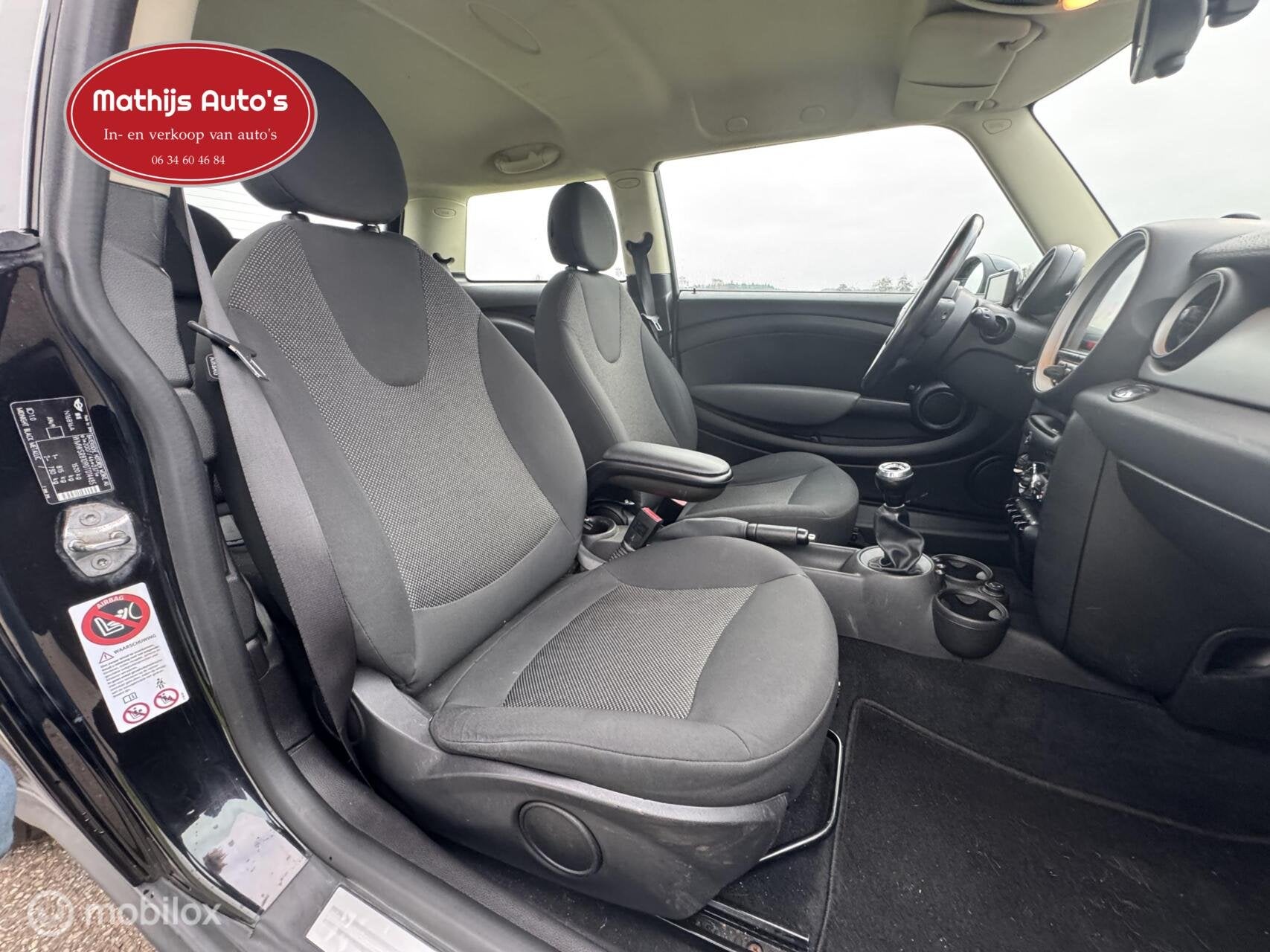 Mini Mini 1.6 One MINIMALIST Business Line nette staat! Airc, Auto's, Voorwielaandrijving, Euro 5, 40 €/maand, 4 stoelen