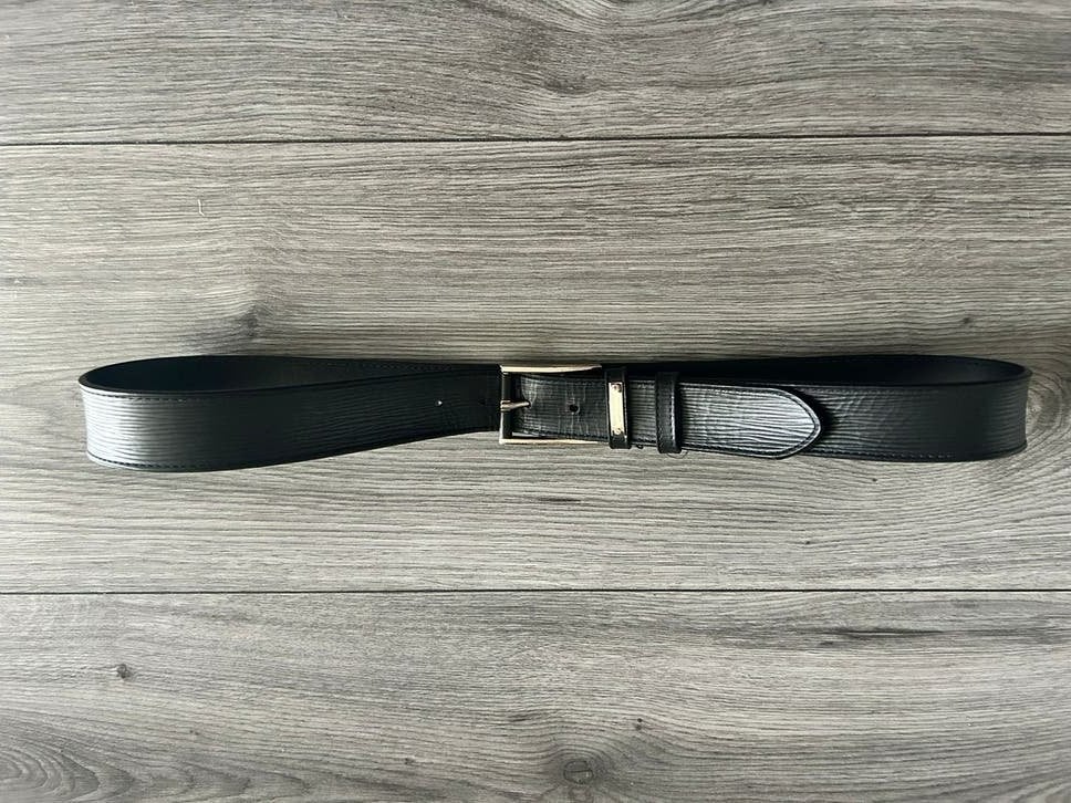 Louis Vuitton riem Zwart ( 100 ), 100 cm of meer, Tailleriem, Ophalen of Verzenden, Gedragen
