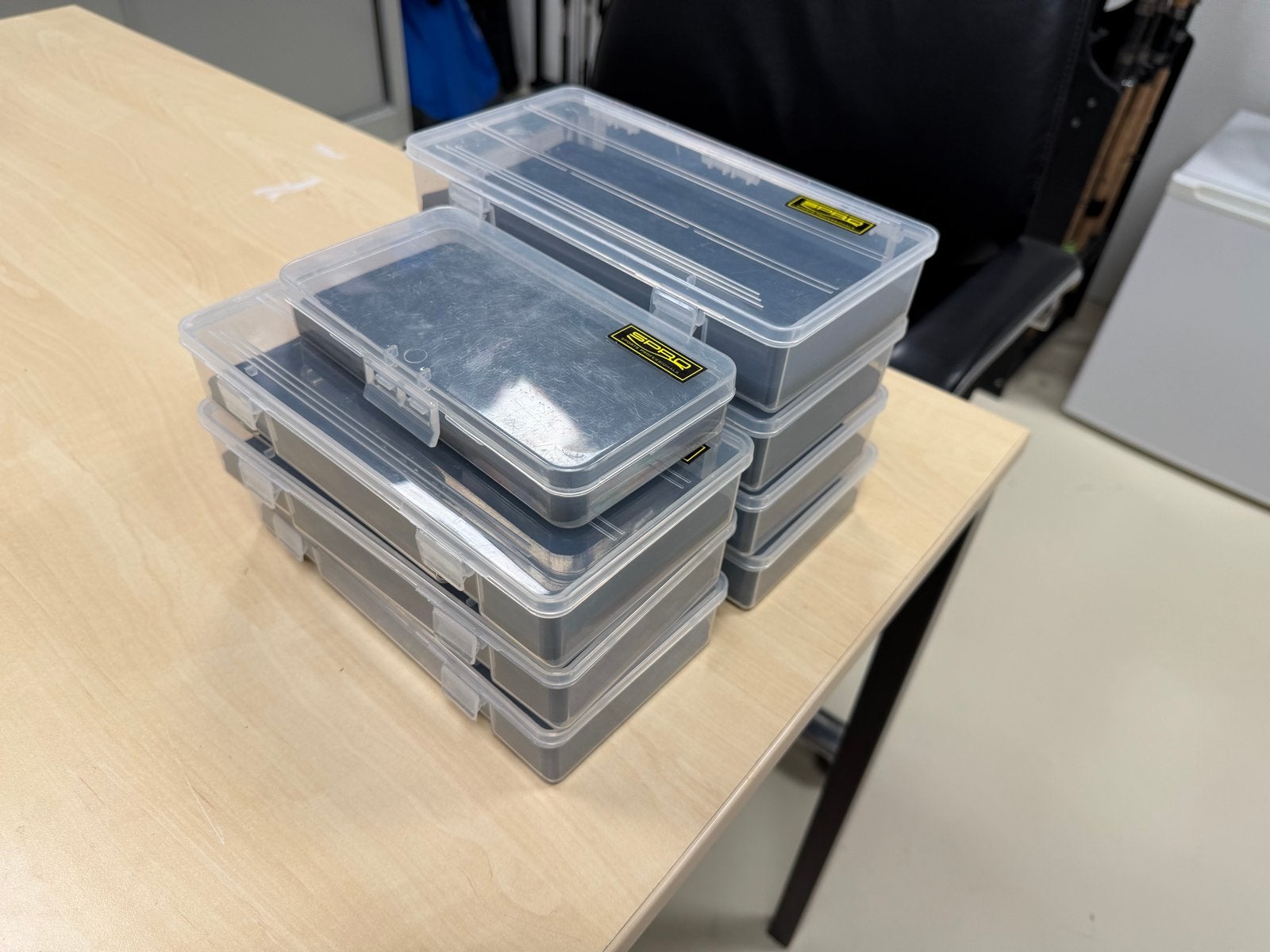 Spro tackleboxen met foam, Ophalen of Verzenden, Gebruikt, Koffer of Tas