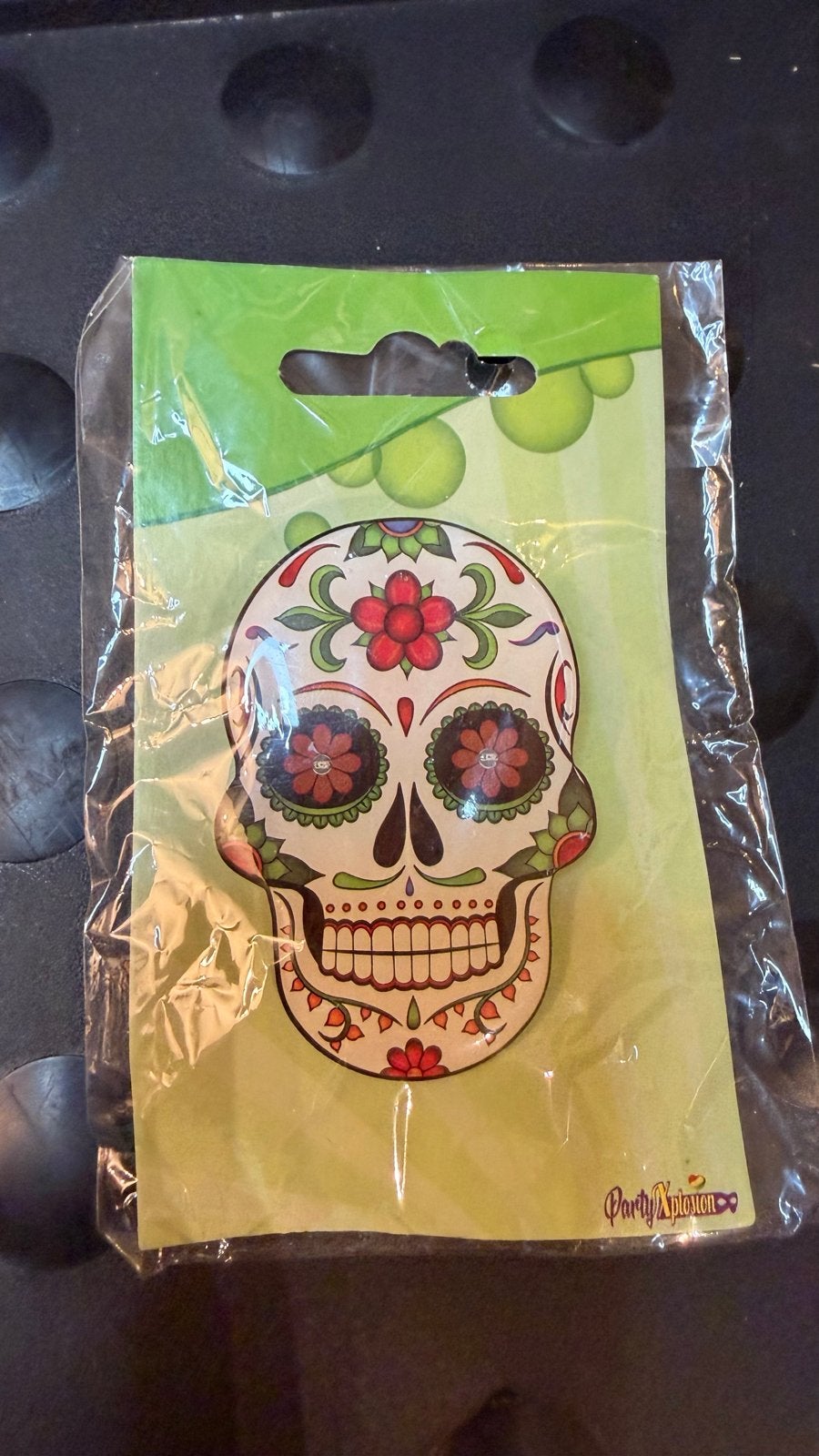 Dag van de Doden Broche - Suikerschedel, Ophalen of Verzenden, Nieuw, Feestartikel, Halloween of Griezel