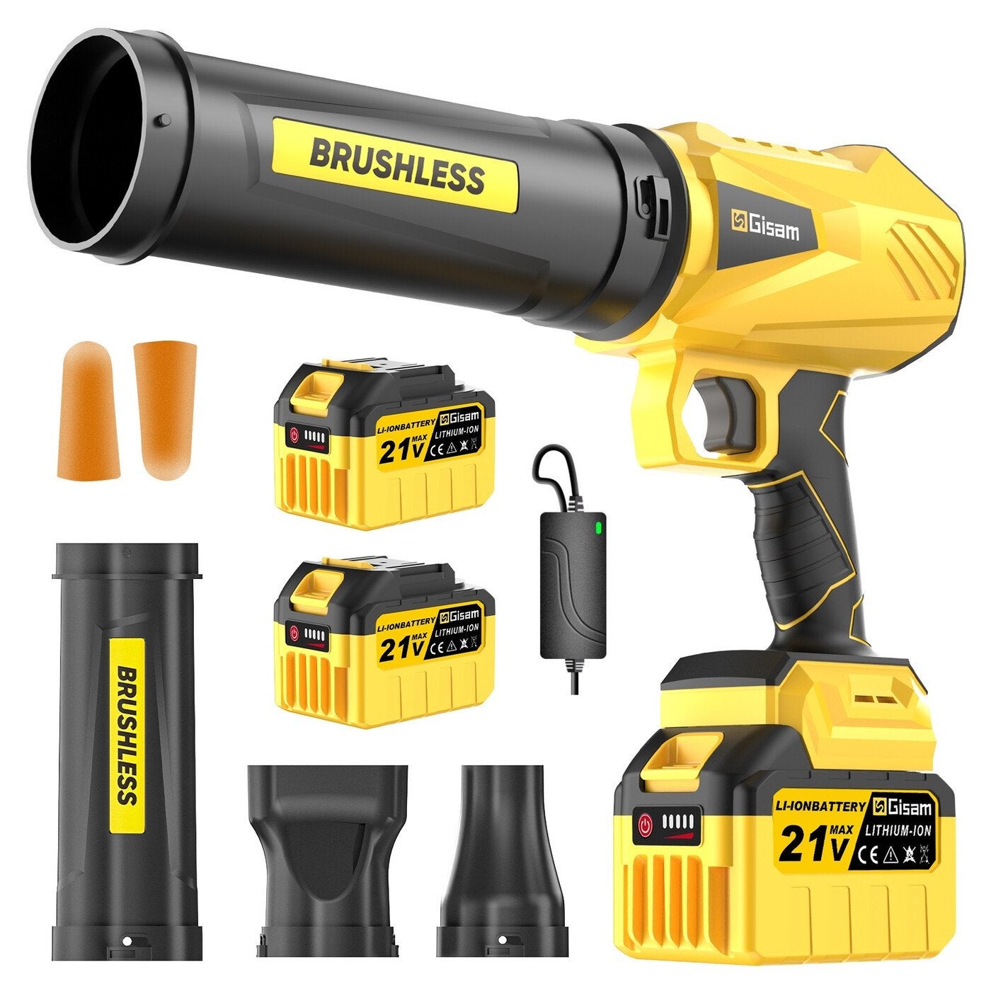 Gisam 21V Accu Bladblazer - Nieuw en Ongeopend, Tuin en Terras, Ophalen, Nieuw, Accu, Handgedragen
