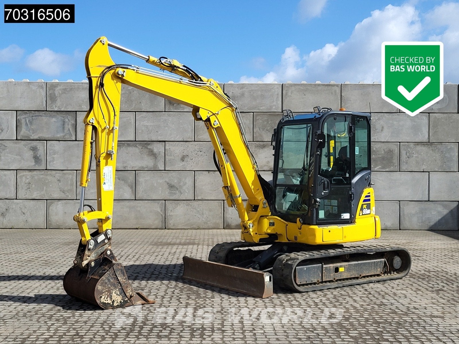 Komatsu PC55 MR-5EO, Graafmachine