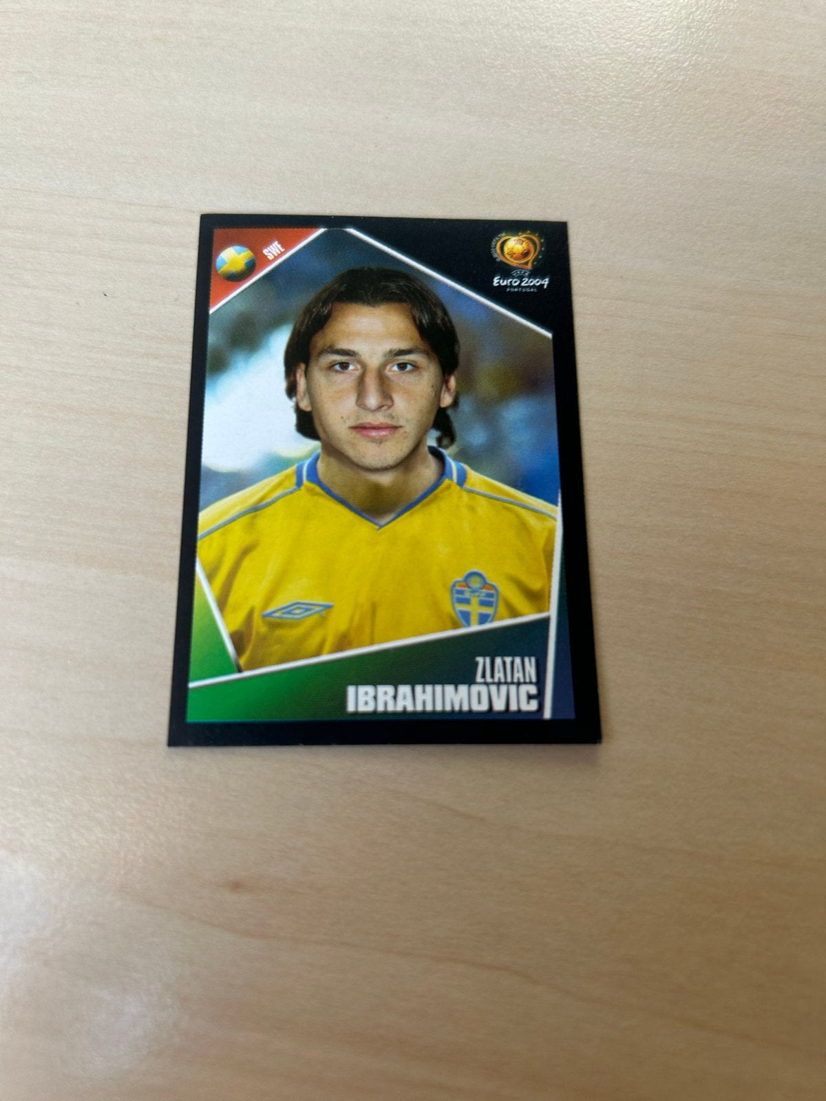 Zlatan Ibrahimovic Panini Euro 2004 Sticker #197, Ophalen of Verzenden, Zo goed als nieuw, Sticker
