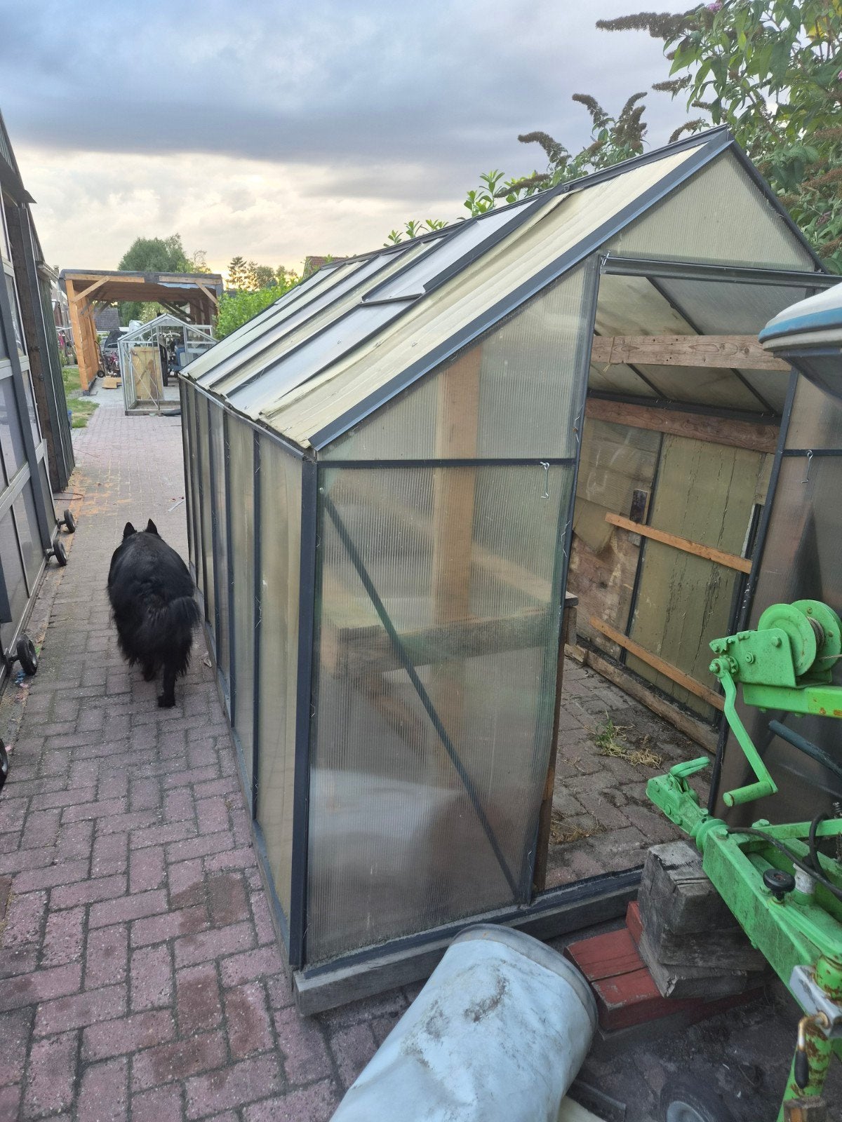 gratis tuinkas, Tuin en Terras, Ophalen of Verzenden, Glas, Gebruikt, Aluminium