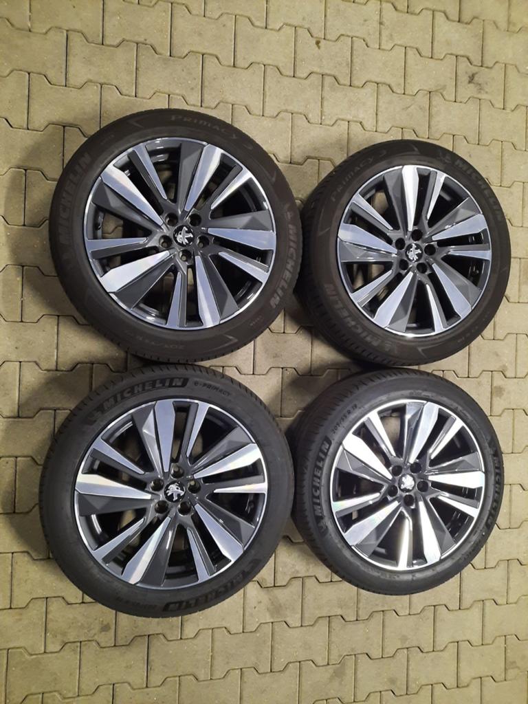 19 inch velgen 5×108 ORIGINELE PEUGEOT 3008 5008 ZOMERSETJE, Auto-onderdelen, Banden en Velgen, 19 inch, Gebruikt, Banden en Velgen