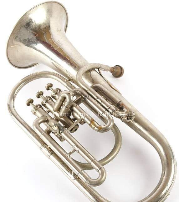 Vintage H. Schenkelaars Eindhoven Bariton/Euphonium, Muziek en Instrumenten, Blaasinstrumenten | Overige, Ophalen of Verzenden