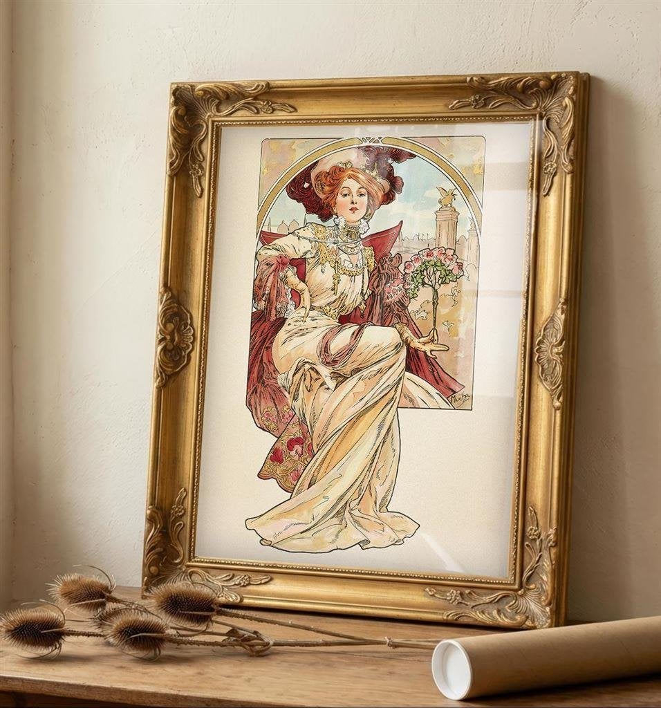 Alphonse Mucha giclee kunst print poster Expo 1900, Verzenden