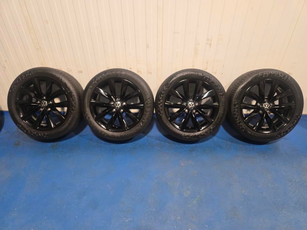 🌞Originele VW Springfield velgen 18 inch T5 T6 T6.1, 18 inch, Gebruikt, 255 mm, Banden en Velgen
