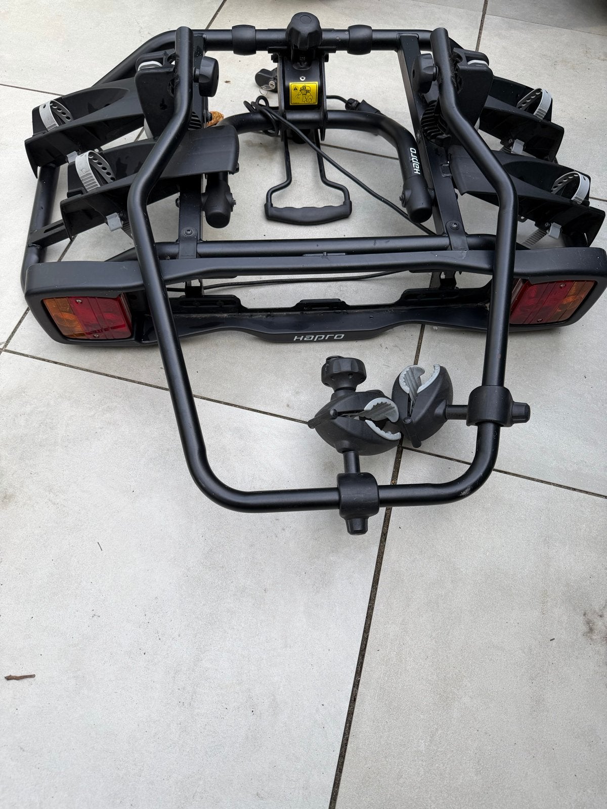 Hapro Trekhaakdrager voor 2 fietsen, Ophalen of Verzenden, 2 fietsen, Gebruikt, Trekhaakdrager