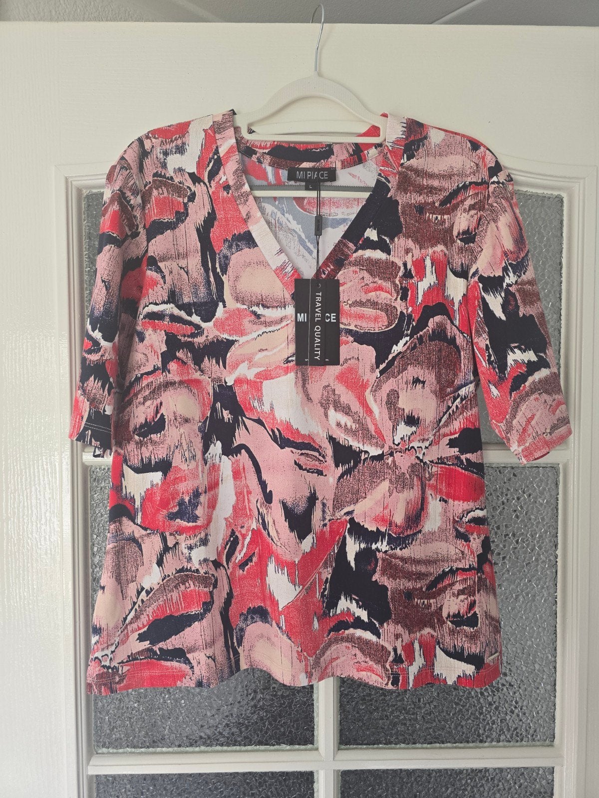 nieuw mi piace l red wild flower, Kleding | Dames, Tops, Ophalen of Verzenden, Nieuw, Rood