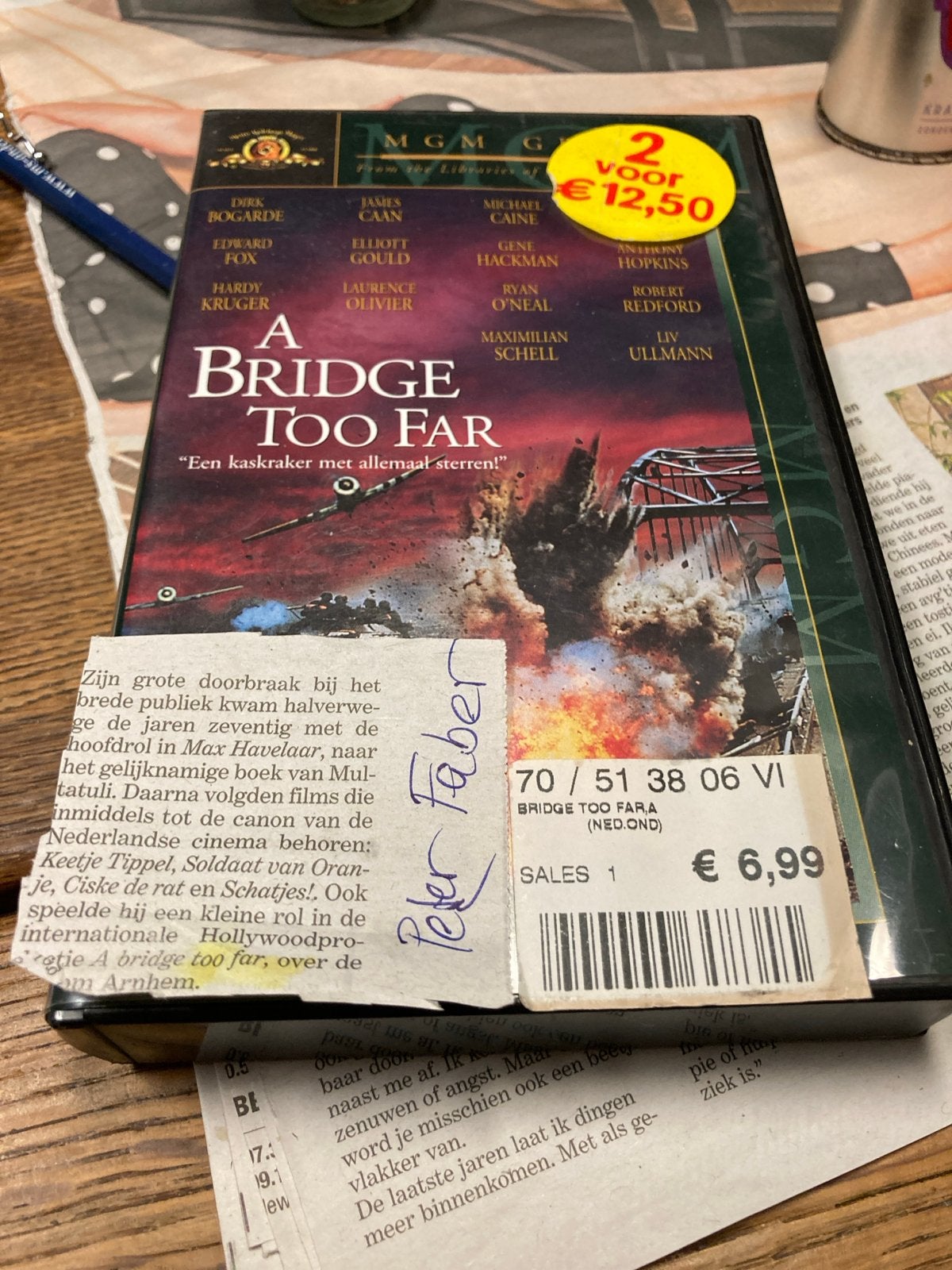 A Bridge Too Far (Nederlands ondertiteld) - Oorlogsfilm, Cd's en Dvd's, Vanaf 12 jaar, Ophalen of Verzenden, Gebruikt