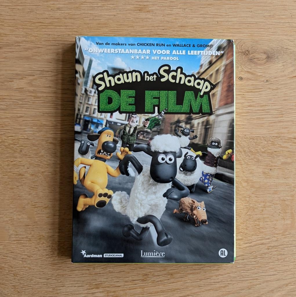 Shaun het Schaap De Film (2015) DVD Aardman, Cd's en Dvd's, Alle leeftijden, Ophalen of Verzenden, Zo goed als nieuw, Amerikaans