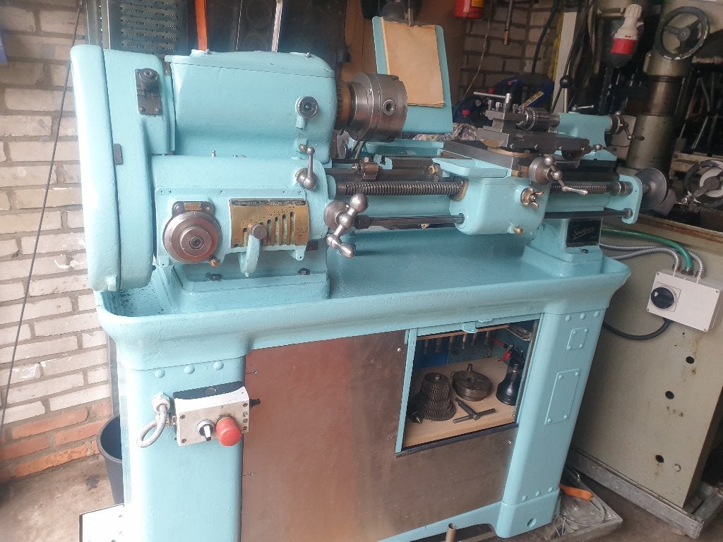 SUPER PRECISIE METAALDRAAIBANK CROMWELL S800, Doe-het-zelf en Verbouw, Ophalen, Zo goed als nieuw, Metaaldraaibank, Minder dan 500 mm