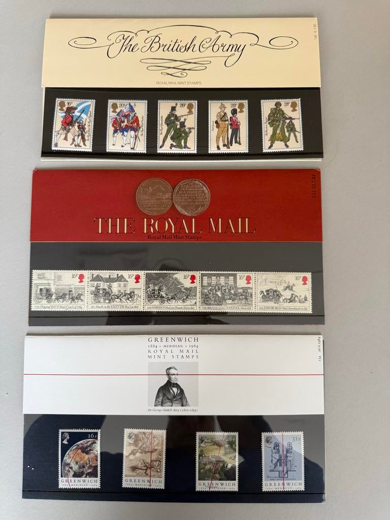 Royal Mail Presentation Packs: British Army, Royal Mail, Gre, Ophalen of Verzenden, Na 1940, Postfris