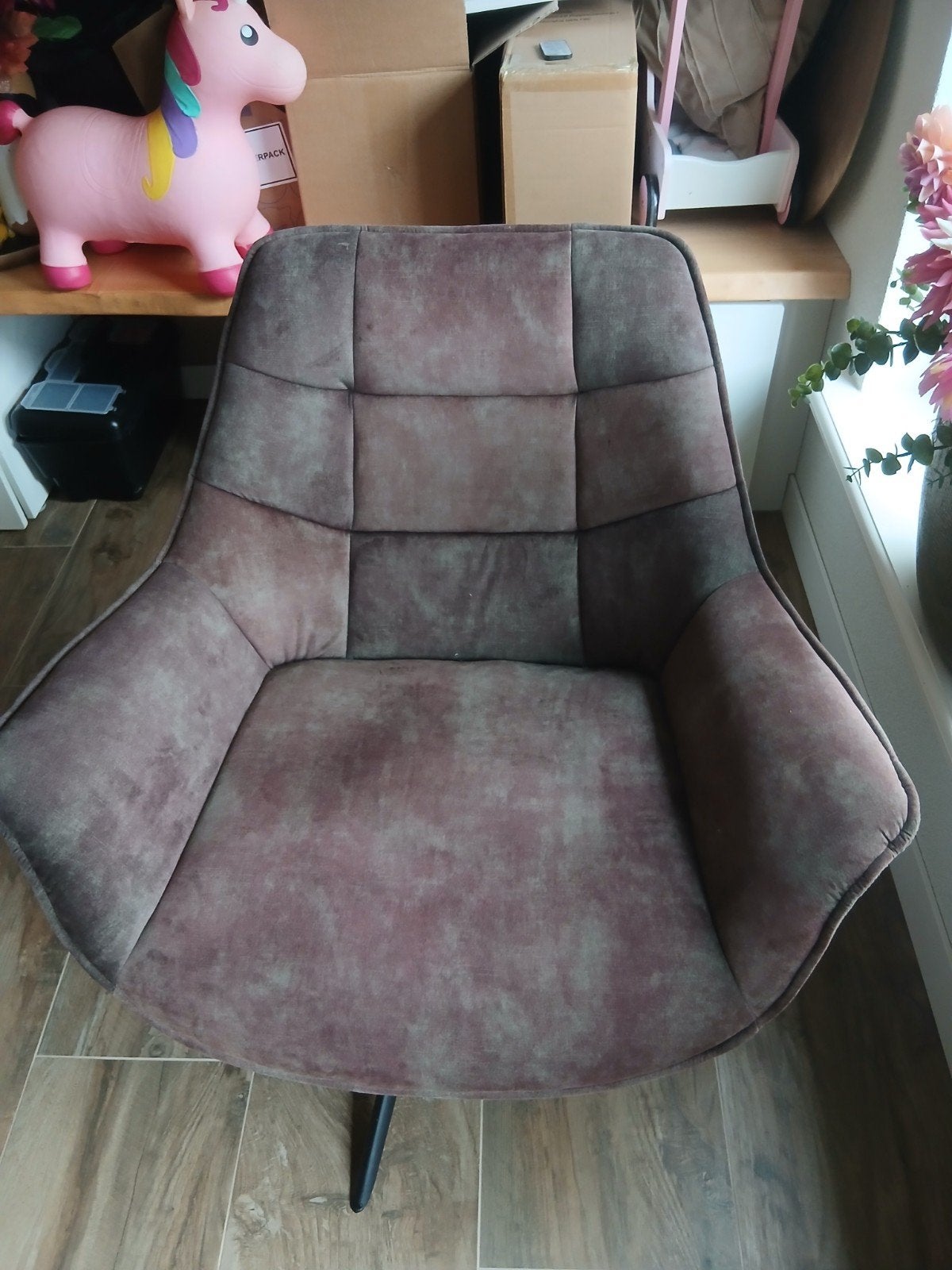 draaistoel, Huis en Inrichting, Fauteuils, Ophalen, Gebruikt, 75 tot 100 cm, Stof