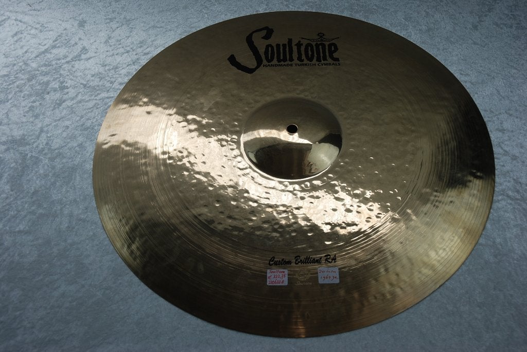NIEUW!  Soultone Custom Briljant RA crash ride 1964gr. 20", ., Drums of Percussie, Nieuw, Ophalen of Verzenden