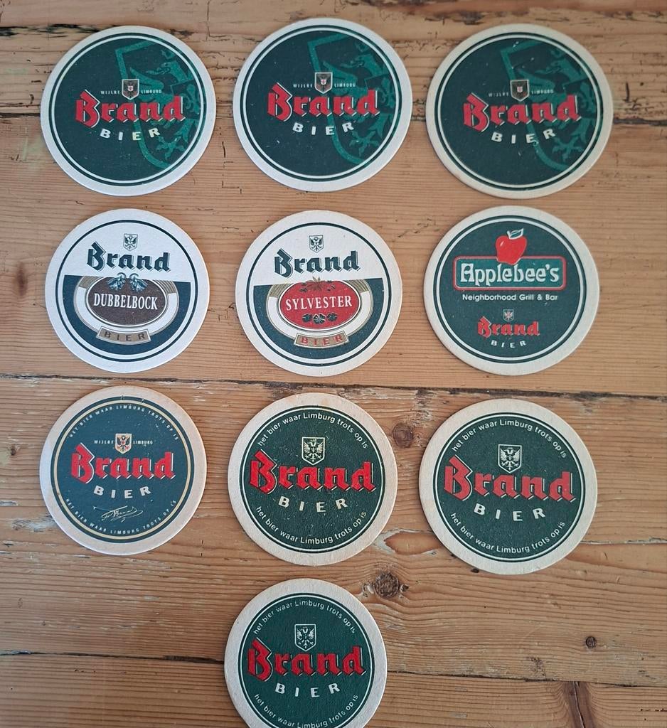 Viltjes Brand bier: ontspanning/ sport/ beide limburg, Verzamelen, Biermerken, Ophalen of Verzenden, Nieuw, Viltje(s), Brand