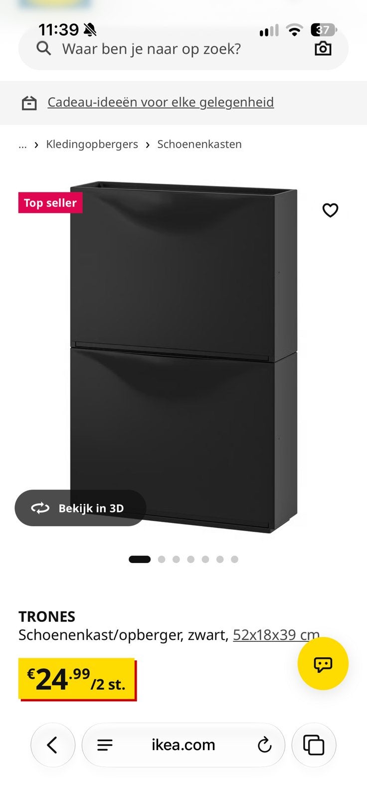 Ikea Trones, Ophalen, Zo goed als nieuw