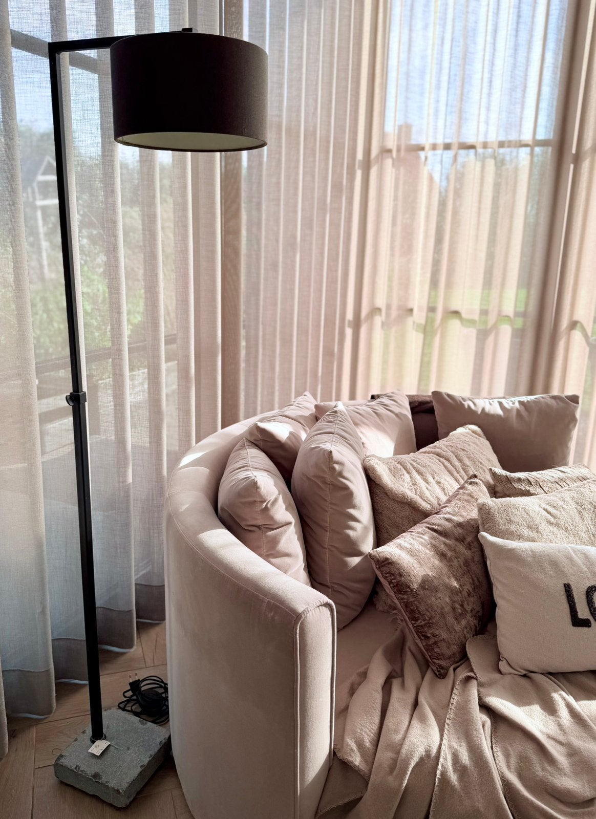 Vloerlamp, Ophalen, Zo goed als nieuw, 150 tot 200 cm