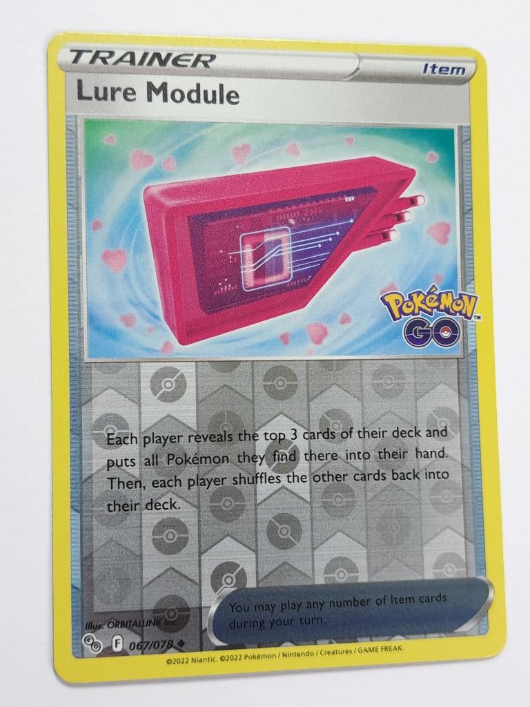 Pokémon - GO - Lure Module - 067/078 - Reverse Holo, Hobby en Vrije tijd, Verzamelkaartspellen | Pokémon, Verzenden, Zo goed als nieuw
