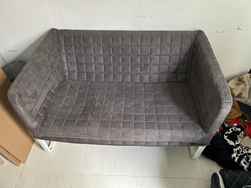 Ikea Bankje KNOPPARP, Huis en Inrichting, Banken | Sofa's en Chaises Longues, Ophalen, Zo goed als nieuw, Tweepersoons, Minder dan 150 cm