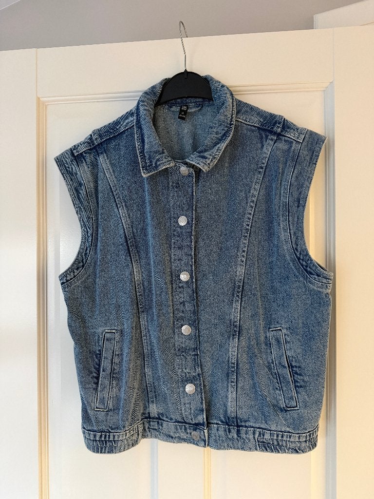 Spijker gilet blauw maat XL, Kleding | Dames, Ophalen, Zo goed als nieuw, Maat 46/48 (XL) of groter, Blauw