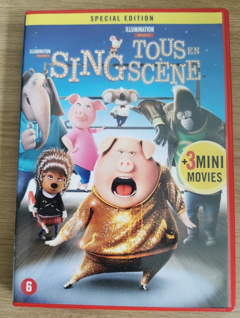 3 .. Tous en singscene, Alle leeftijden, Ophalen of Verzenden, Zo goed als nieuw, Amerikaans