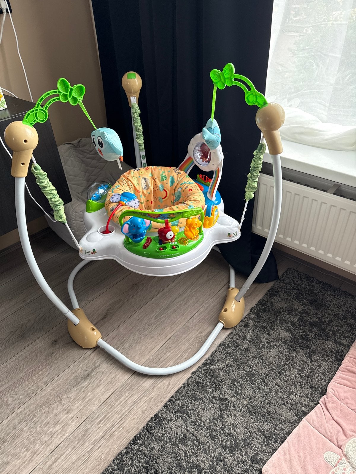 Baby Einstein Jumperoo met geluid en licht, Kinderen en Baby's, Ophalen, Zo goed als nieuw, Overige typen, Met licht