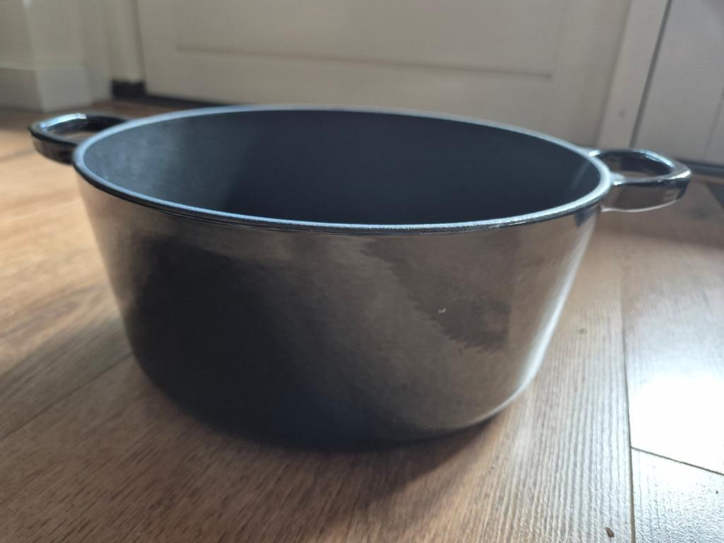 Royal van Kempen & Begeer Gietijzeren Braadpan, Ophalen, Zo goed als nieuw, Koekenpan of Braadpan, Gietijzer
