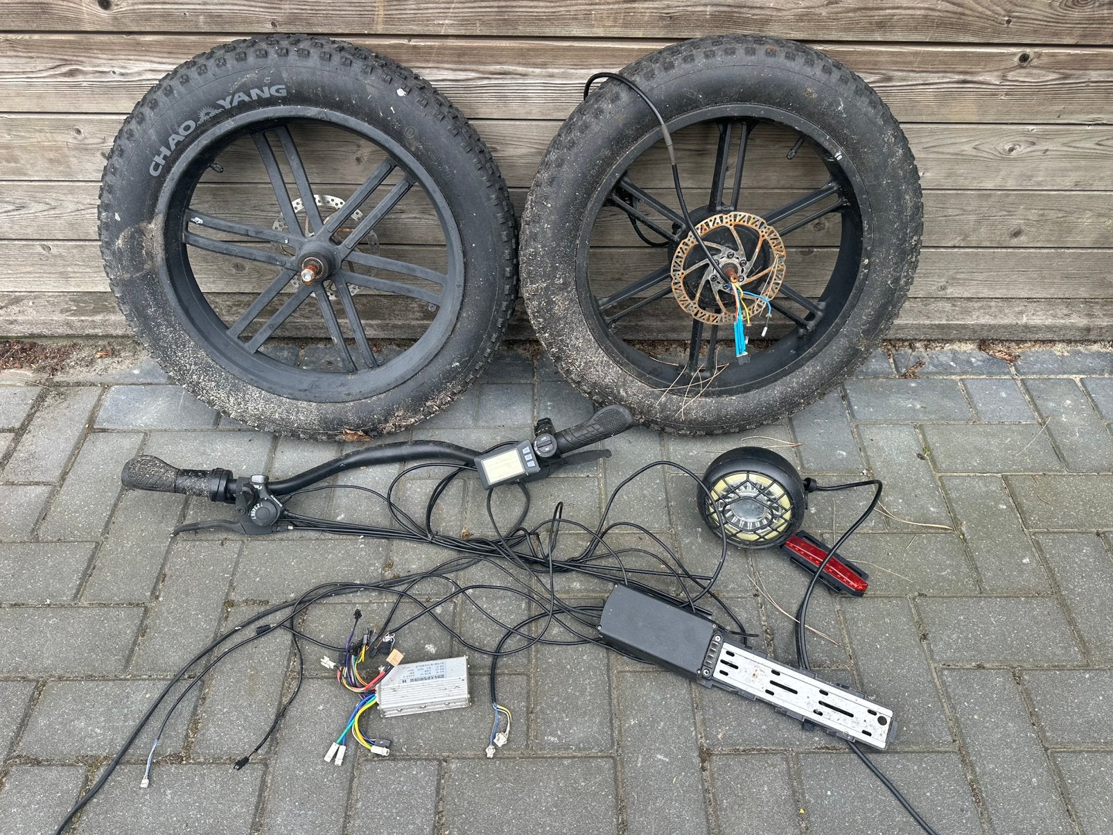 Fatbike onderdelen, Ophalen