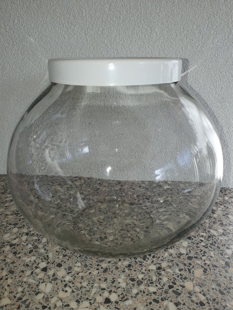 diverse glazen snoep/koekjes potten, Huis en Inrichting, Met deksel, Pot, Bus of Blik, Ophalen of Verzenden, Glas