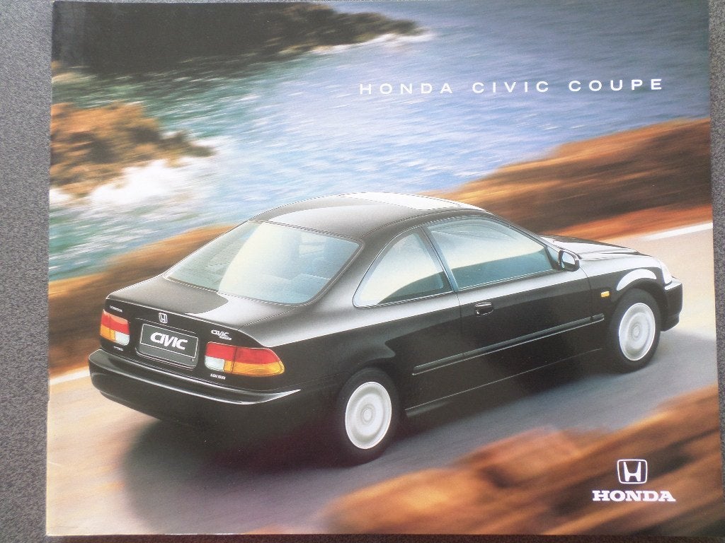 Honda Civic Coupe 1996 Brochure, Ophalen of Verzenden, Zo goed als nieuw, Honda