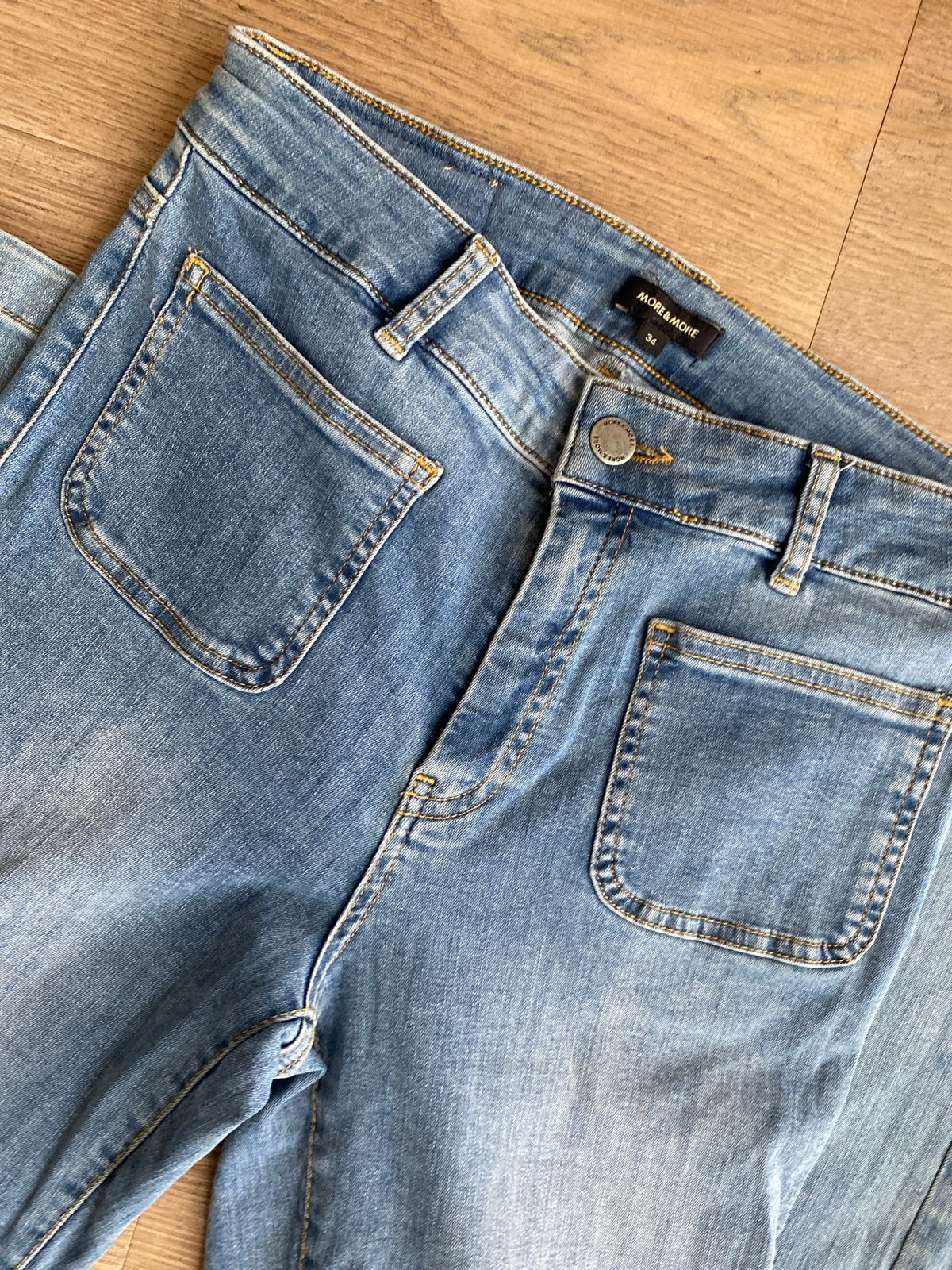 MORE & MORE jeans maat 34, Kleding | Dames, Ophalen of Verzenden, Zo goed als nieuw, Blauw, W27 (confectie 34) of kleiner