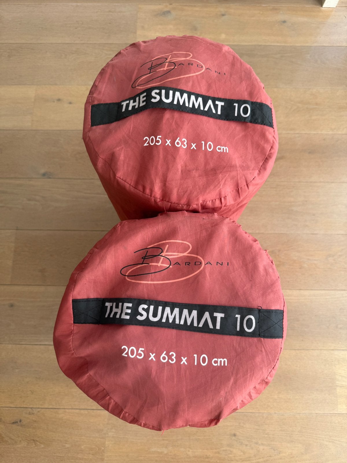 >>> VERKOCHT <<< 2 Bardani The Summat slaapmatten, 10 cm dik, Ophalen of Verzenden, Gebruikt, 1-persoons